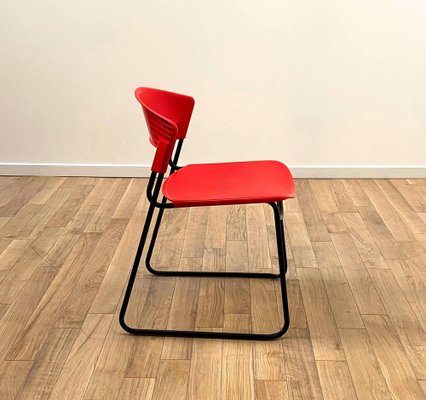 Red Assia Chair by Paolo Favaretto for Airborne, 1986-NMC-1453459