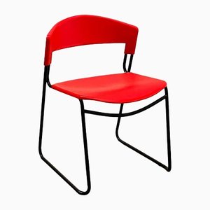 Red Assia Chair by Paolo Favaretto for Airborne, 1986-NMC-1453459