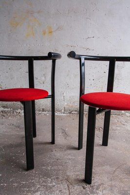 Red & Black Metal Chair-PDG-1999439