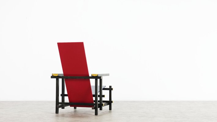 Red Blue Chair by Gerrit Rietveld for Cassina No. 213, 1970-HKH-1572900