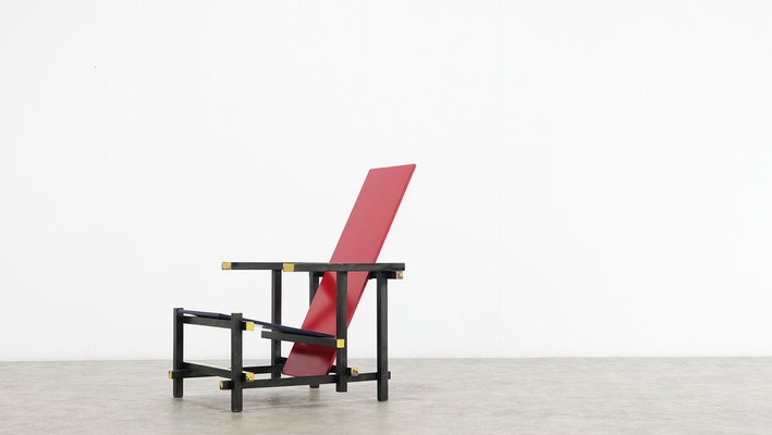 Red Blue Chair by Gerrit Rietveld for Cassina No. 213, 1970-HKH-1572900