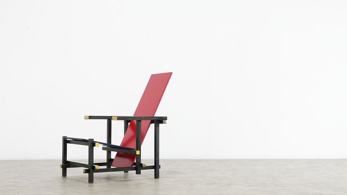 Red Blue Chair by Gerrit Rietveld for Cassina No. 213, 1970-HKH-1572900