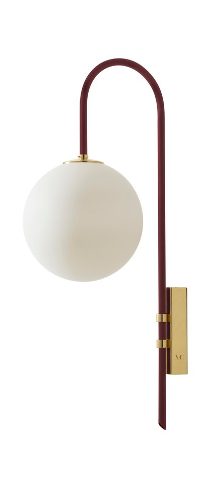 Red Brass Wall Lamp 06 by Magic Circus Editions