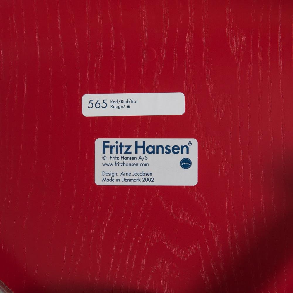 Red Butterfly Chair by Arne Jacobsen for Fritz Hansen