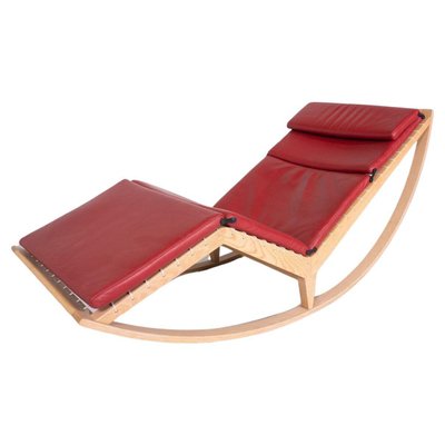 Red Canapo Rocking Chair attributed to Franco Albini for Cassina, Italy, 2010-FGA-1741965