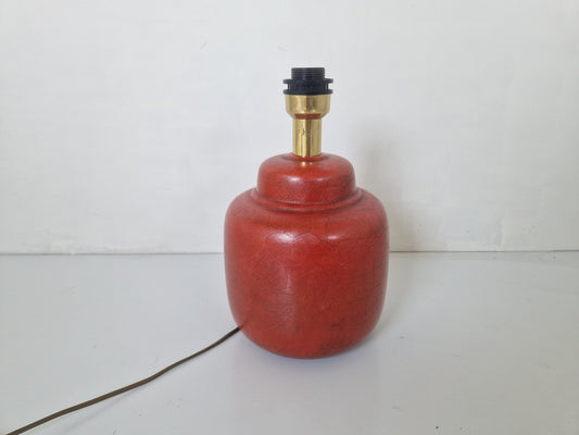 Red Ceramic Lamp by Paf Studio, 1980s