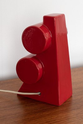 Red Ceramic Table Lamp-OKG-2031877