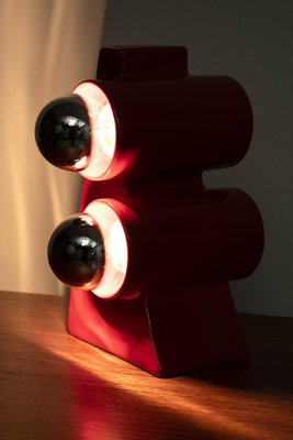 Red Ceramic Table Lamp-OKG-2031877