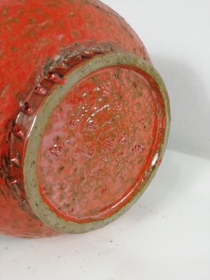 Red Ceramic Vase, 1960s-HNE-1449034