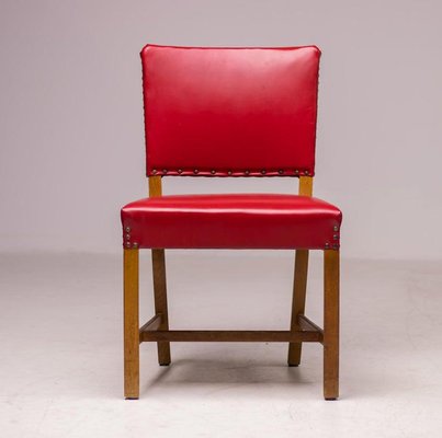 Red Chairs by Kaare Klint for Rud. Rasmussen, Set of 4-WN-1359998