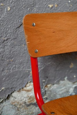 Red Children's School Chair, 1960s-AIU-1796010