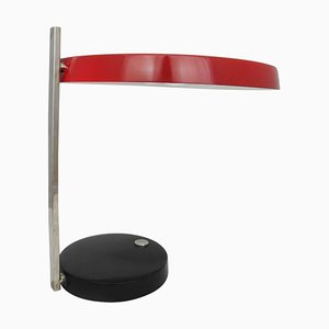 Red, Chrome and Black Oslo Desk Lamp by Heinz Pfaender, 1962-VDW-619289