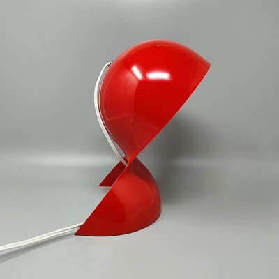 Red Dalù Table Lamp by Vico Magistretti for Artemide, 1960s-QGR-2032154