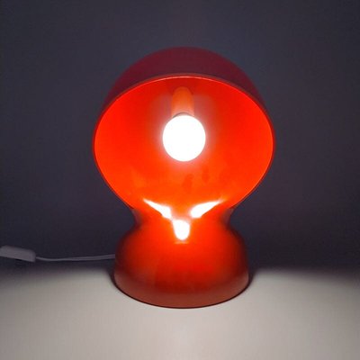 Red Dalù Table Lamp by Vico Magistretti for Artemide, 1960s-QGR-2032154