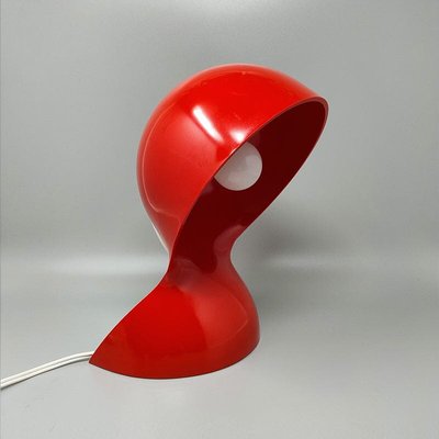 Red Dalù Table Lamp by Vico Magistretti for Artemide, 1960s-QGR-2032154