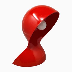 Red Dalù Table Lamp by Vico Magistretti for Artemide, 1960s-QGR-2032154