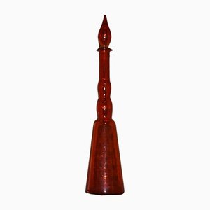 Red Decorative Murano Bottle-TEP-1234545