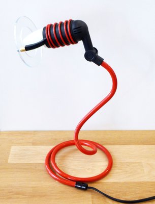 Red Desk Lamp, 1980s-RNR-1332277