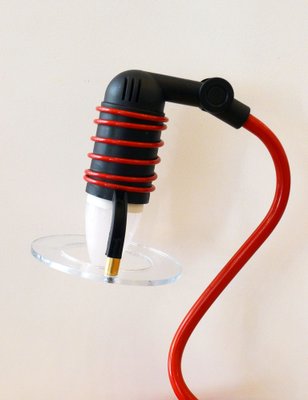 Red Desk Lamp, 1980s-RNR-1332277