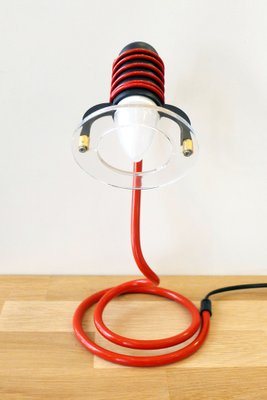 Red Desk Lamp, 1980s-RNR-1332277