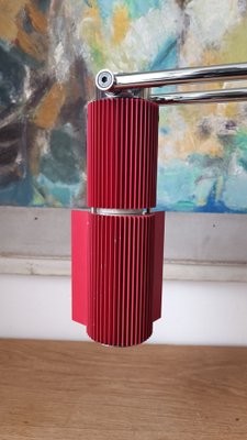 Red Desk Lamp by Frauenknecht, 1970s-GO-1797540