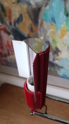 Red Desk Lamp by Frauenknecht, 1970s-GO-1797540