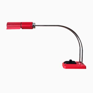 Red Desk Lamp by Frauenknecht, 1970s-GO-1797540