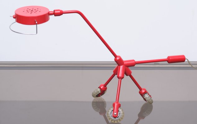 Red Dog Kila Table Lamp on Wheels from Ikea-GCG-1314784