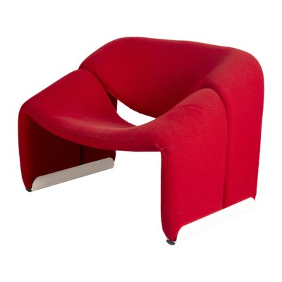 Red F598 Groovy Chair by Pierre Paulin for Artifort, 1960s-XMR-1740976