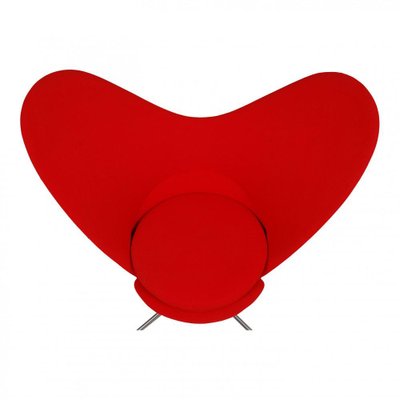 Red Fabric Heart Chair by Verner Panton for Vitra-MTD-1400636