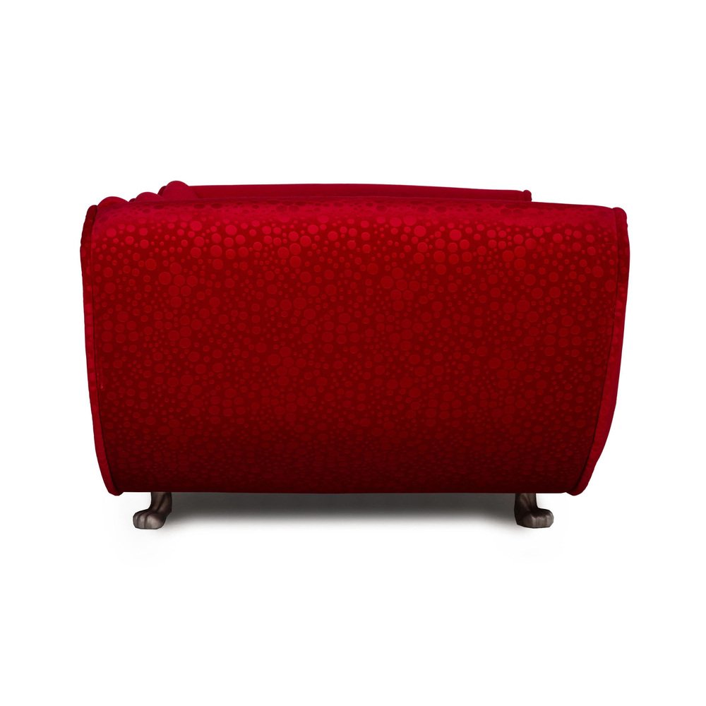 Red Fabric Laola Hookipa 2-Seat Sofa from Bretz