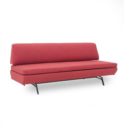 Red Fabric Sofabed, 1960s-EZ-2040415