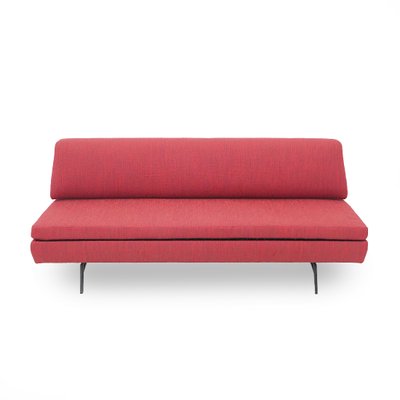 Red Fabric Sofabed, 1960s-EZ-2040415