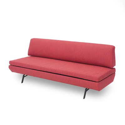 Red Fabric Sofabed, 1960s-EZ-2040415