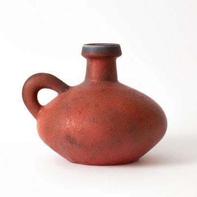 Red Fal Lava Vase by Kurt Tschörner for Otto Keramik-IXK-1260892