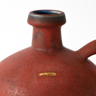 Red Fal Lava Vase by Kurt Tschörner for Otto Keramik-IXK-1260892