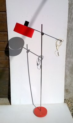 Red Floor Lamp from Stilux, 1960s-EI-324556