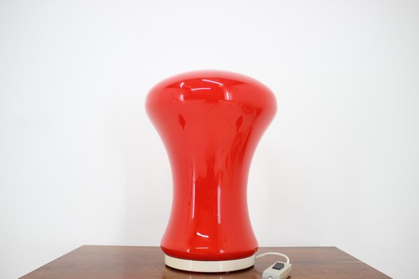 Red Glass Table Lamp, 1979-TZ-547822