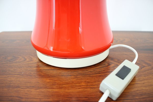 Red Glass Table Lamp, 1979-TZ-547822