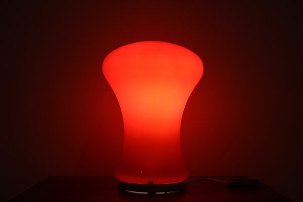 Red Glass Table Lamp, 1979-TZ-547822