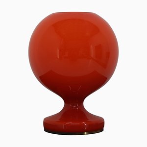 Red Glass Table Lamp by Stefan Tabery, 1960s-TZ-680954