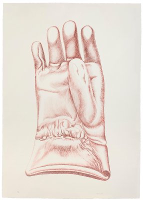 Red Glove - Original Etching by Giacomo Porzano - 1972 1972-ZCI-755930