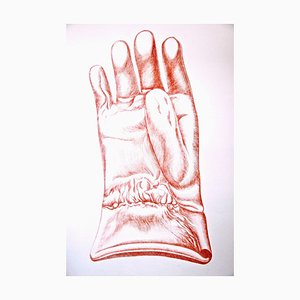 Red Glove - Original Etching by Giacomo Porzano - 1972 1972-ZCI-758032