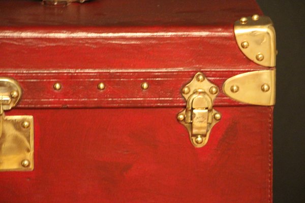 Red Goyard Steamer Trunk from Hermes-YF-1078598