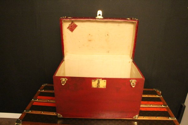 Red Goyard Steamer Trunk from Hermes-YF-1078598