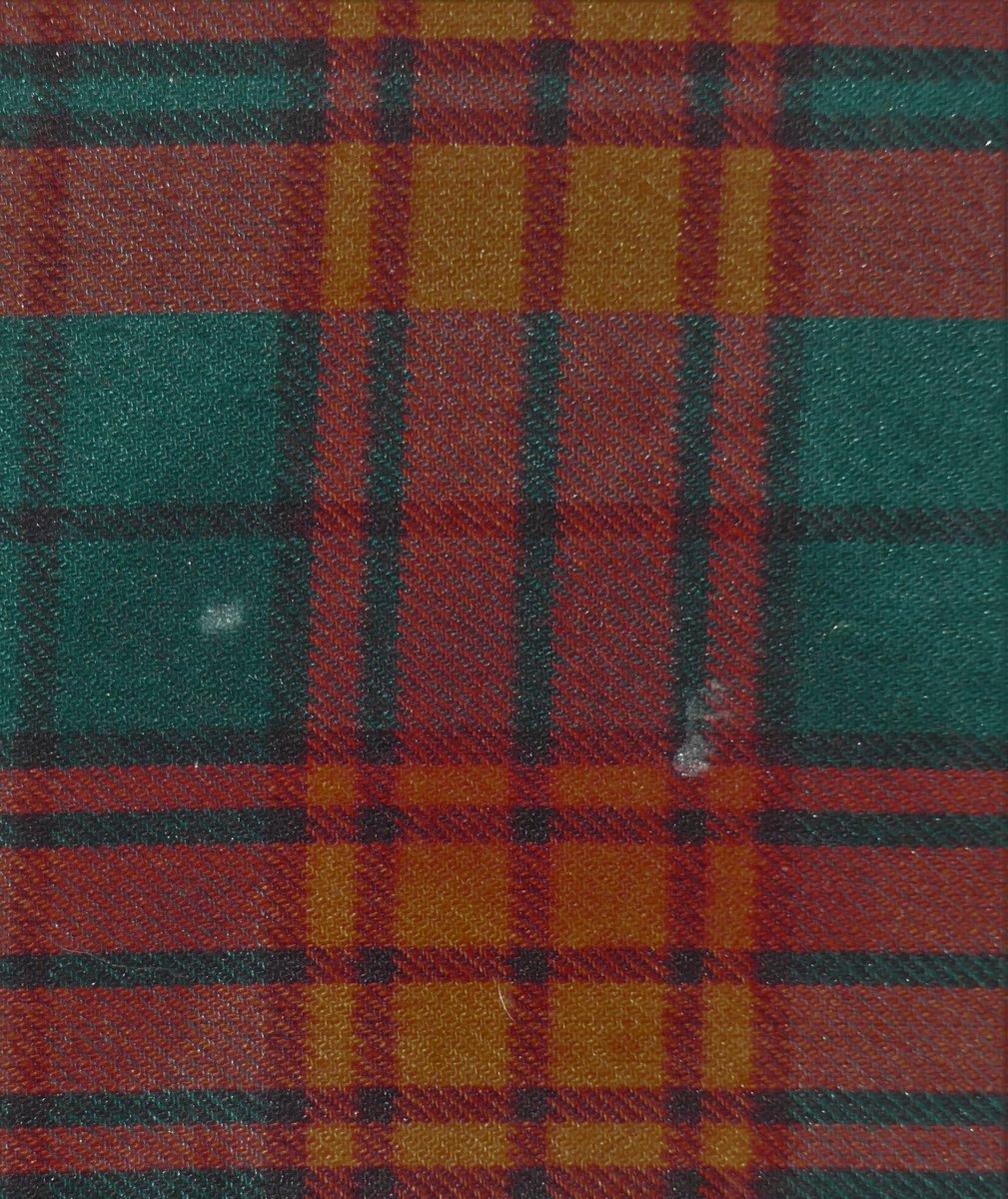 Red & Green Checkered Easy Chair, 1960s