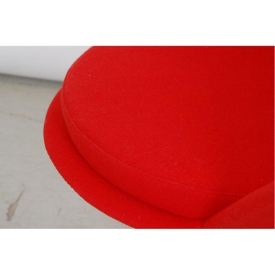 Red Heart Chair in Red Fabric by Verner Panton for Vitra-MTD-1594911