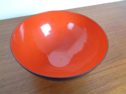 Red Krenit Bowls by Herbert Krenchel Torben Ørskov, Set of 2, 1960s-RDW-820313