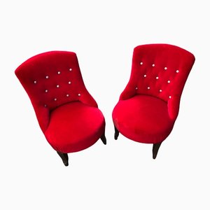 Red Liberty Armchairs, Set of 2-OLY-1170479