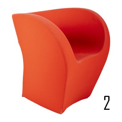 Red Little Albert Armchair by Ron Arad for Moroso-XMR-1360183